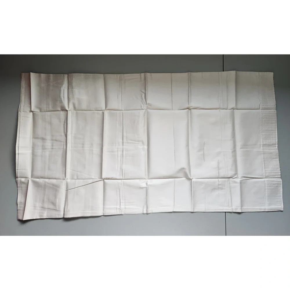New Frette 2 PC Set Pave Embroidery Cotton King Sham Beige Green #03